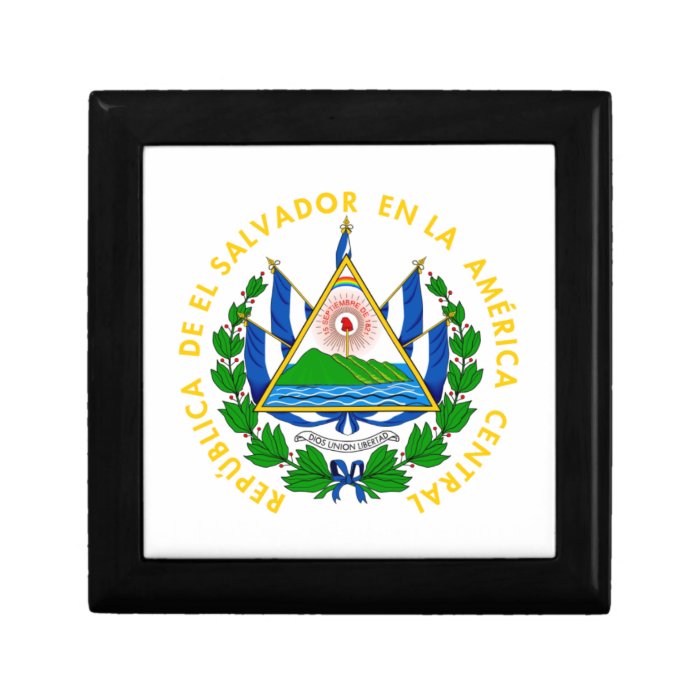 El Salvador   emblem/flag/coat of arms/symbol Jewelry Boxes