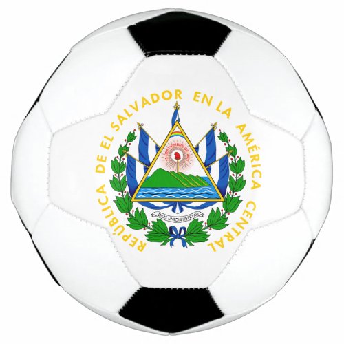 el salvador emblem soccer ball