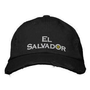 El Salvador Embroidered Baseball Cap