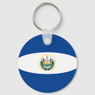 El Salvador Fisheye Flag Keychain