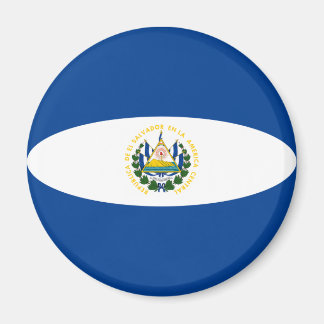 El Salvador Fisheye Flag Magnet