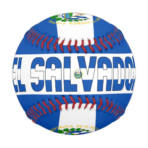 El Salvador Flag and Coat of Arms Patriotic Baseball