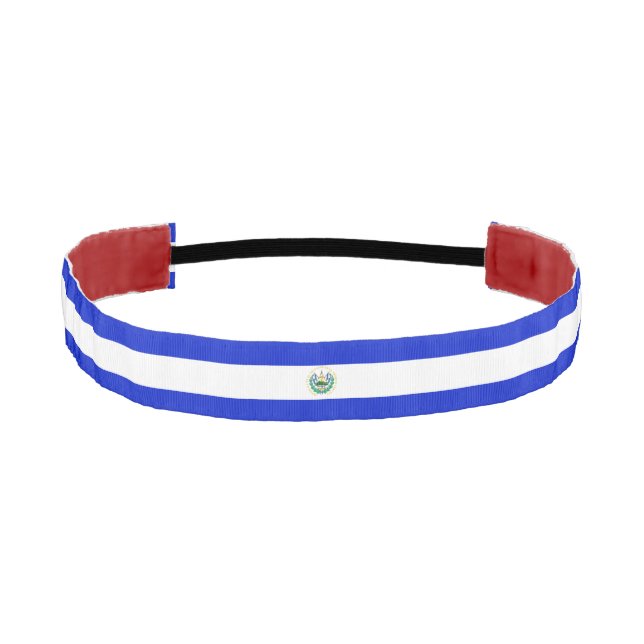 El Salvador flag Athletic Headband (Front)