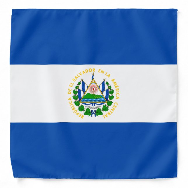 El Salvador Flag Bandana (Front)