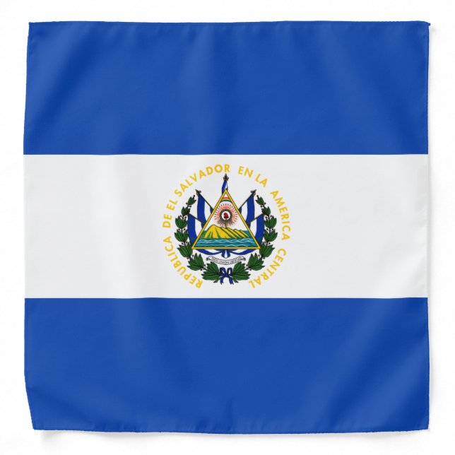 El Salvador Flag Bandana (Front)