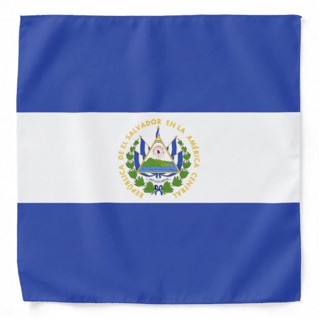 El Salvador flag Bandana (Front)