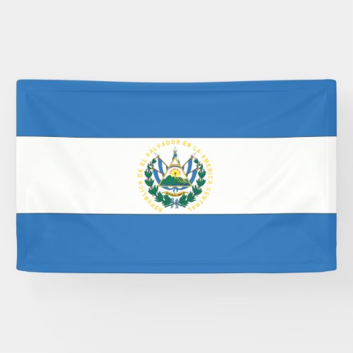 El Salvador Flag Banner