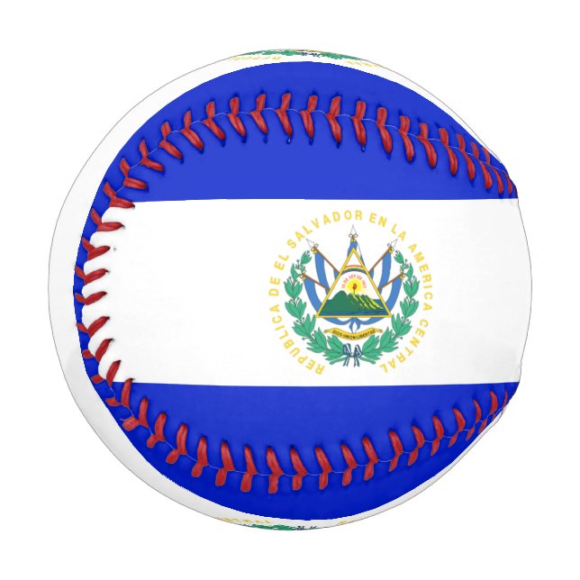 El Salvador flag Baseball (Front Left)