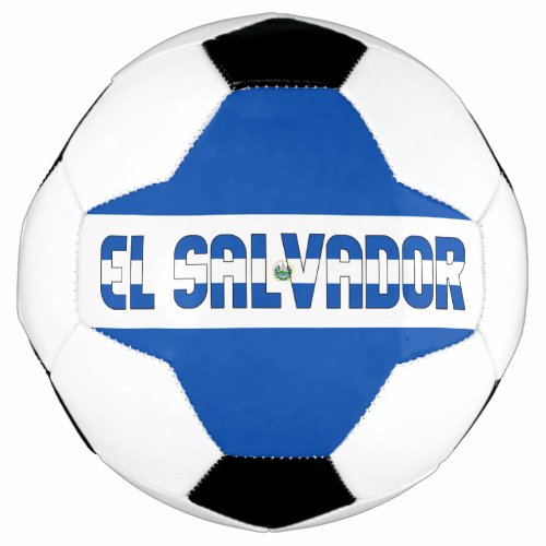 El Salvador Flag Bicolor Patriotic Soccer Ball