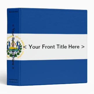 El Salvador Flag Binder