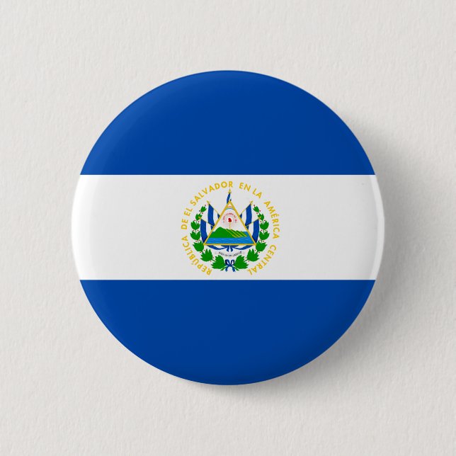 El Salvador flag Button (Front)