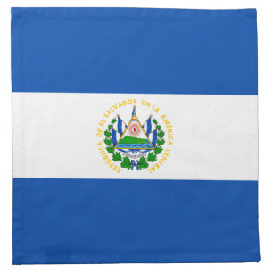 El Salvador Flag Cloth Napkin