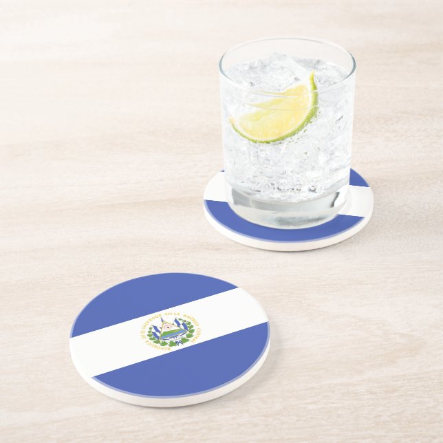 El Salvador flag Coaster (Side)