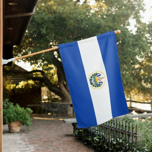 El Salvador Flag   country House  El Salvador