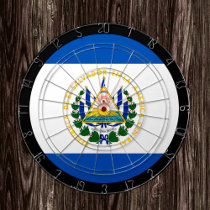 El Salvador Flag Dartboard & El Salvador/ game