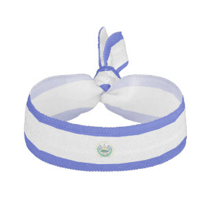 El Salvador flag Elastic Hair Tie