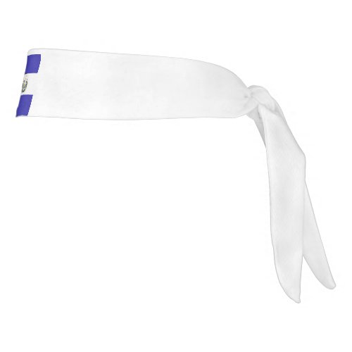 El Salvador Flag Emblem Tie Headband