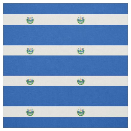 El Salvador Flag Fabric