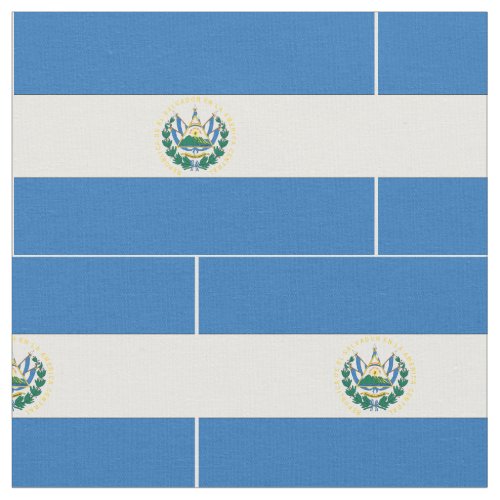 El Salvador Flag Fabric