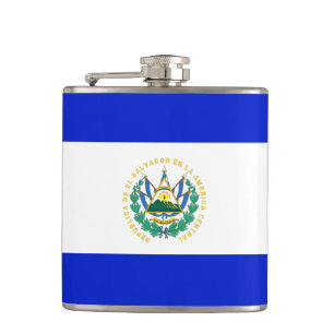 El Salvador flag Flask
