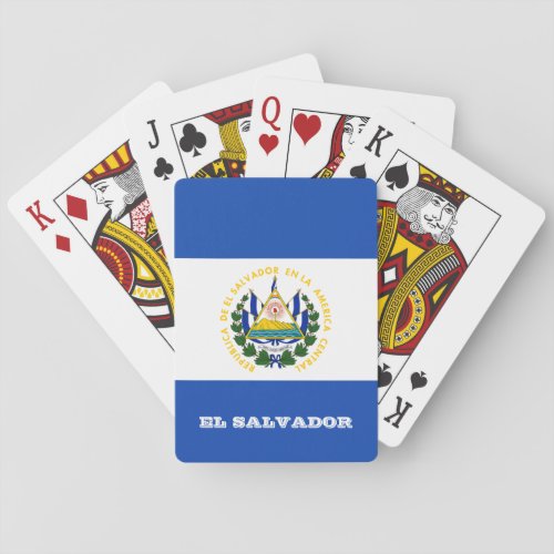 El Salvador Flag Games El Salvador Playing Cards
