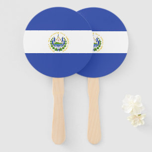 El Salvador flag Hand Fan