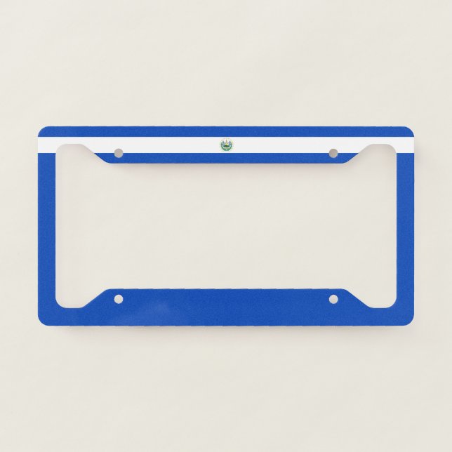 El Salvador flag License Plate Frame (Front)