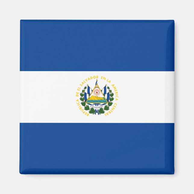 El Salvador Flag Magnet (Front)