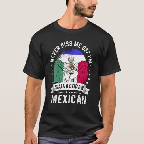 El Salvador Flag Mexico Grown  Humor Citizen Pride T_Shirt