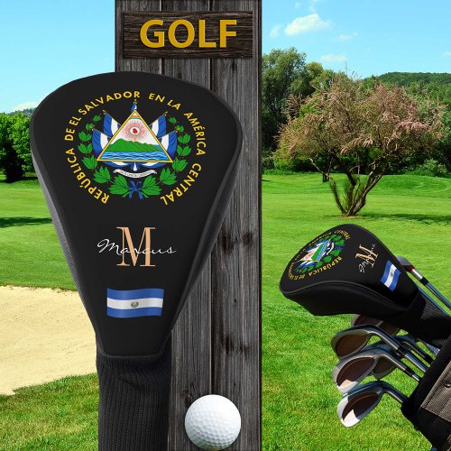 El Salvador  Flag Monogrammed Golf Clubs Covers