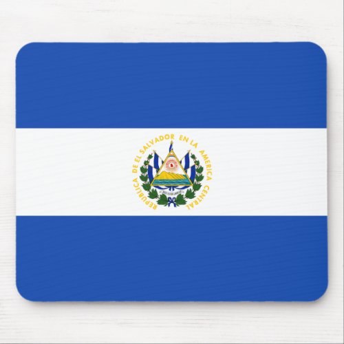 El Salvador Flag Mouse Pad