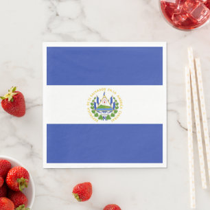 El Salvador flag Napkins
