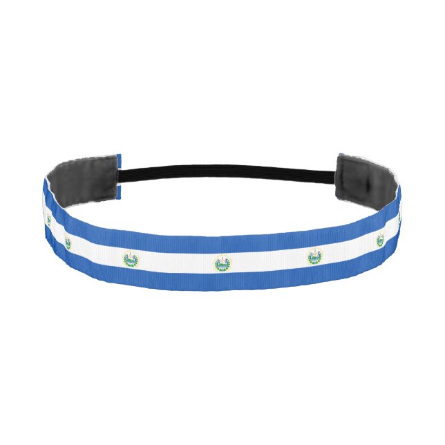 El Salvador flag Non-Slip Headbands (Front)