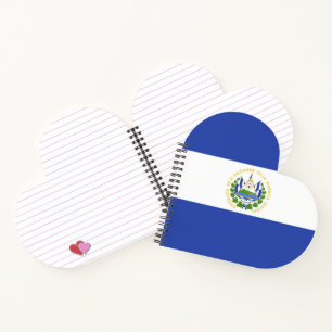 El Salvador flag Notebook