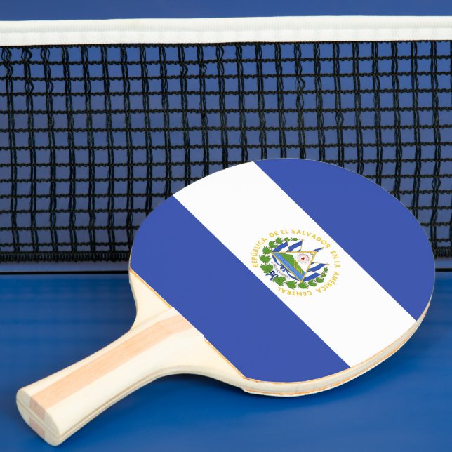 El Salvador flag Ping Pong Paddle (Insitu)