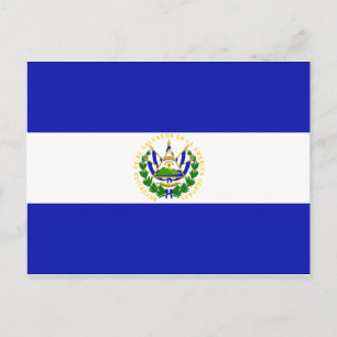 El Salvador Flag Postcard