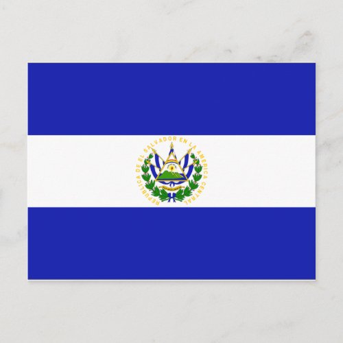 El Salvador Flag Postcard