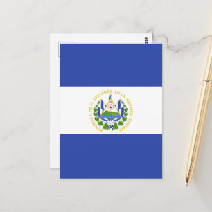 El Salvador flag Postcard