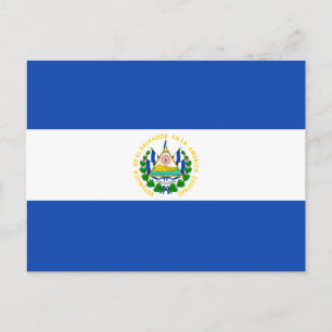 El Salvador Flag Postcard
