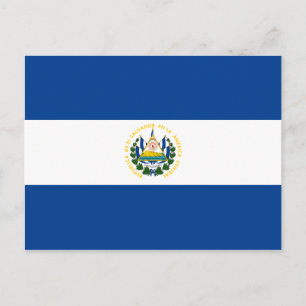 El Salvador Flag Postcard