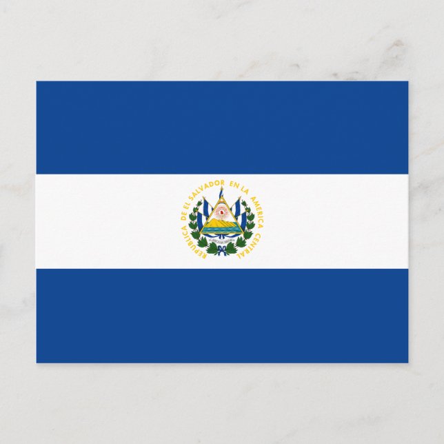 El Salvador Flag Postcard (Front)