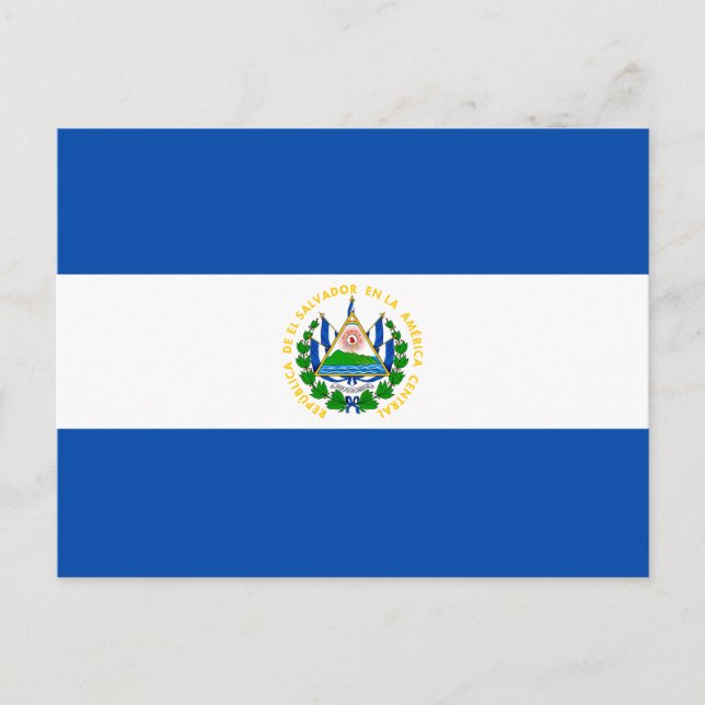El Salvador Flag Postcard (Front)
