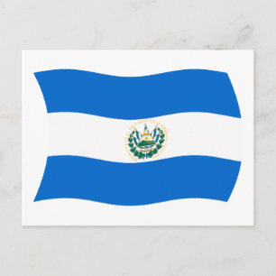 El Salvador Flag Postcard