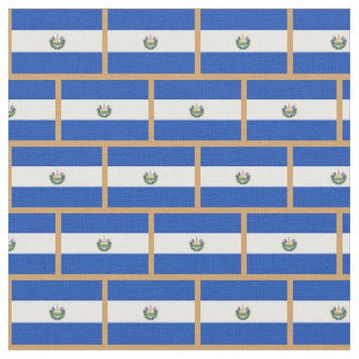 El Salvador Flag & Salvador fashion Fabric /sports