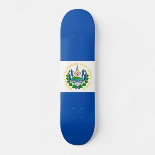 El Salvador Flag Skateboard
