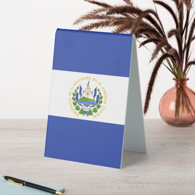El Salvador flag Table Tent (In SItu (Table))