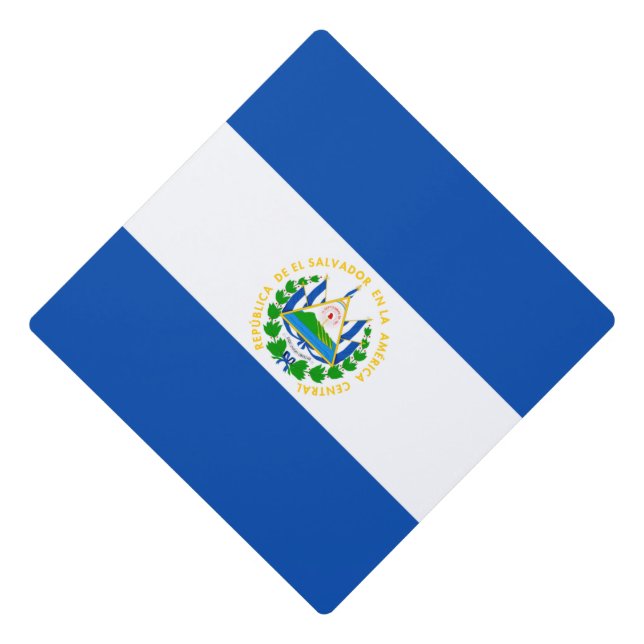 El Salvador flag Tassel Topper (Front)