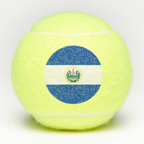 El Salvador Flag Tennis Balls