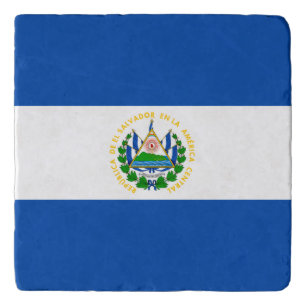 El Salvador Flag Trivet