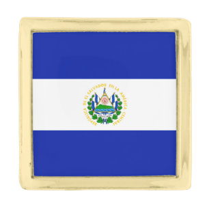 El Salvador Gold Finish Lapel Pin